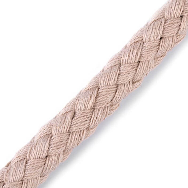 Cotton cord - braided - Ø5.3mm