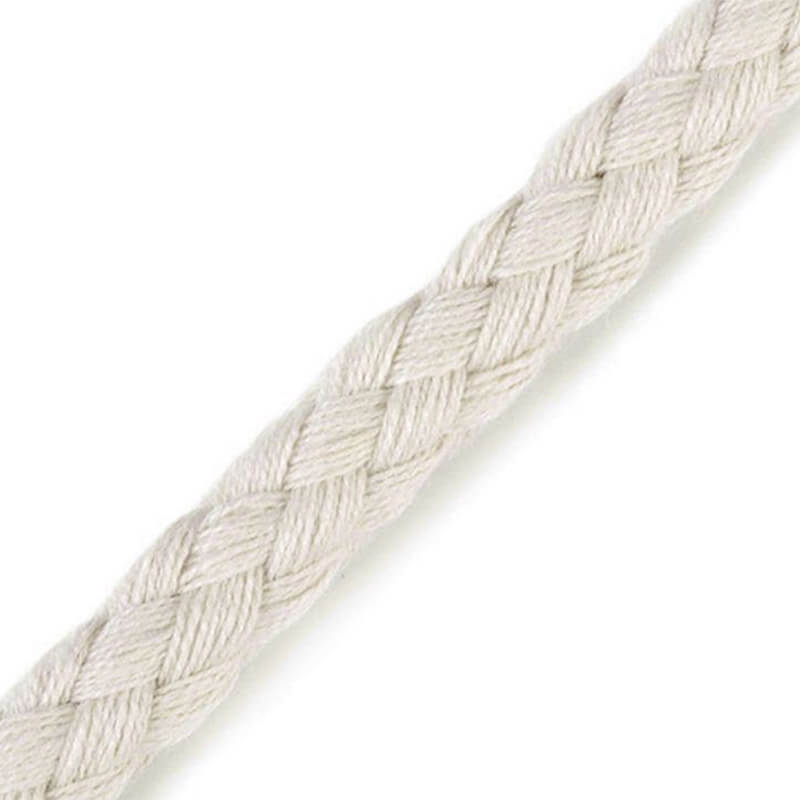 Cotton cord - braided - Ø5.3mm