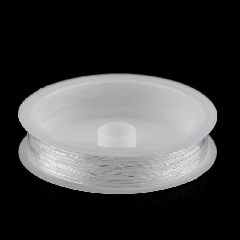 Elastic nylon thread Ø1mm | 4-5m - transparent
