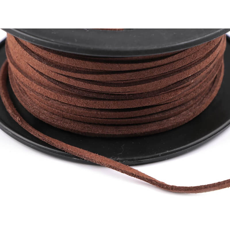 Plakana zamšādas aukla 3mm