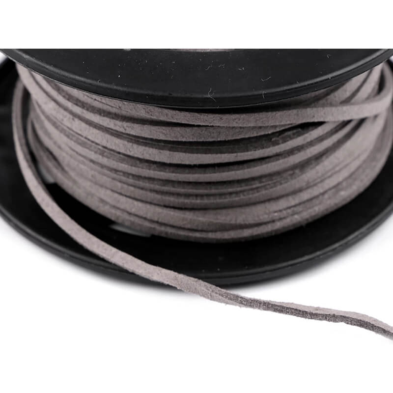 Plakana zamšādas aukla 3mm
