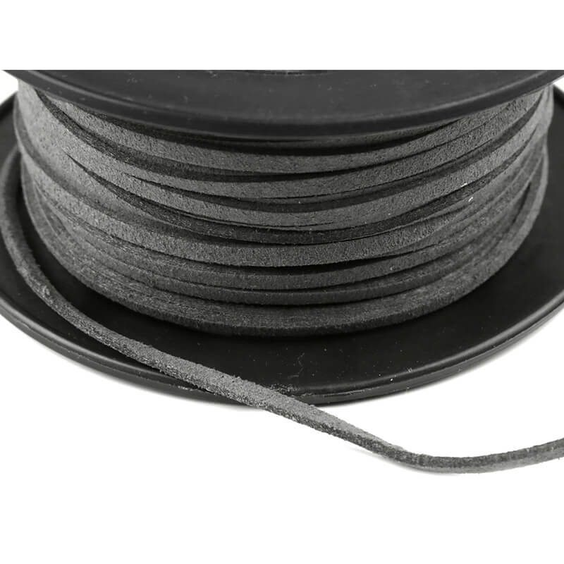 Plakana zamšādas aukla 3mm