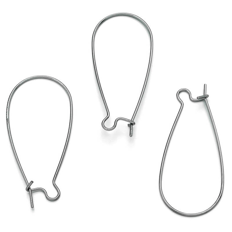 Earring hooks 37x17mm