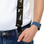 Printed suspenders 120 cm