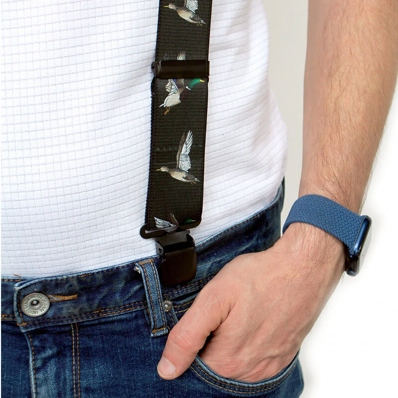 Printed suspenders 120 cm
