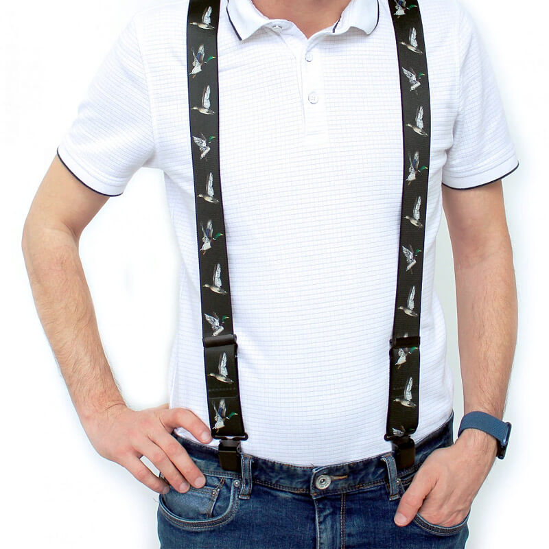 Printed suspenders 120 cm