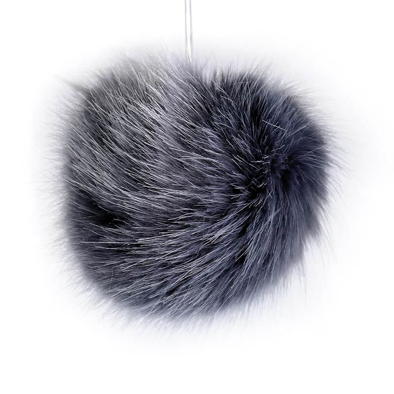 Faux fur ball Ø7-9cm