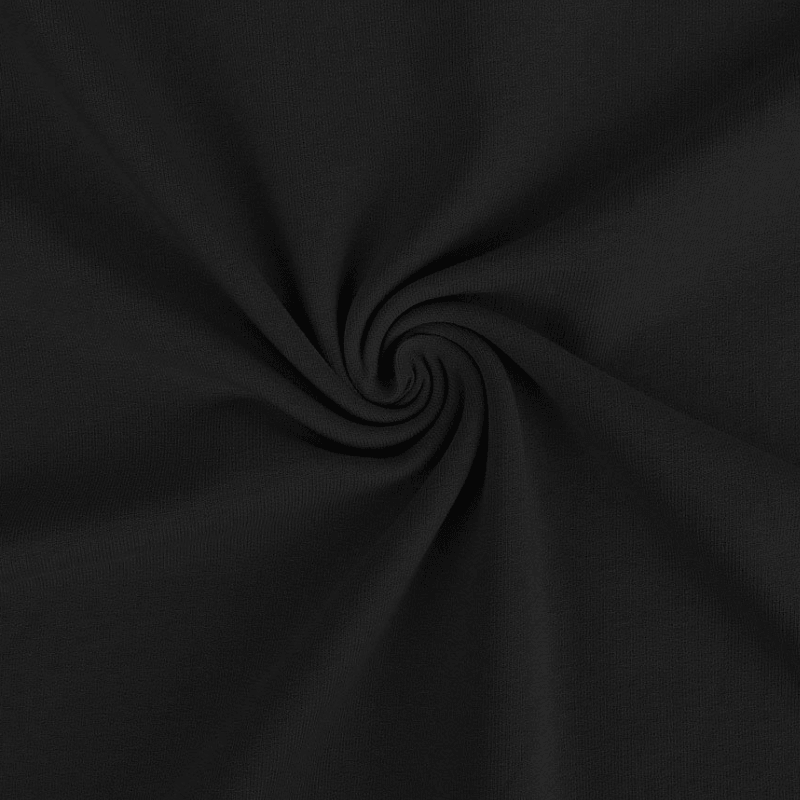 Cilpiņtrikotāžas audums 150cm | 250g/m² - 69 melns