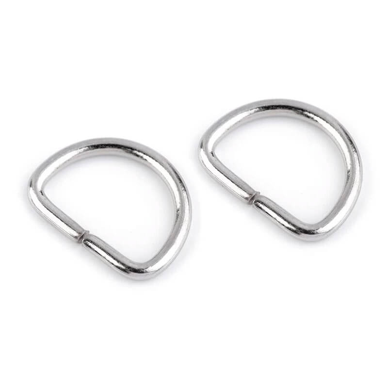 Metal D-ring 12x16mm | 12mm