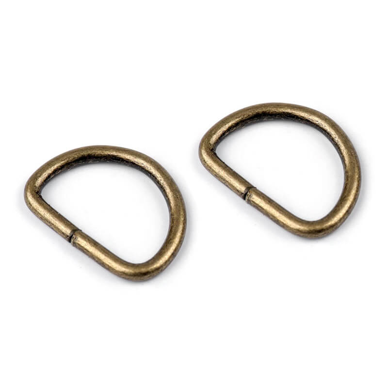 Metal D-ring 12x16mm | 12mm