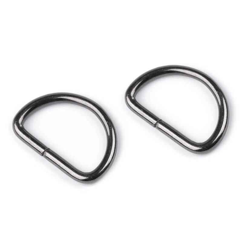 Metal D-ring 12x16mm | 12mm