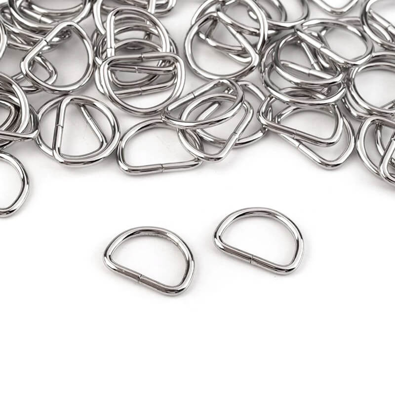 Metal D-ring 12x16mm | 12mm