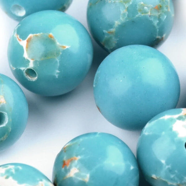 Sintētiskā akmens pērle Jašma Ø6mm | Ø8mm