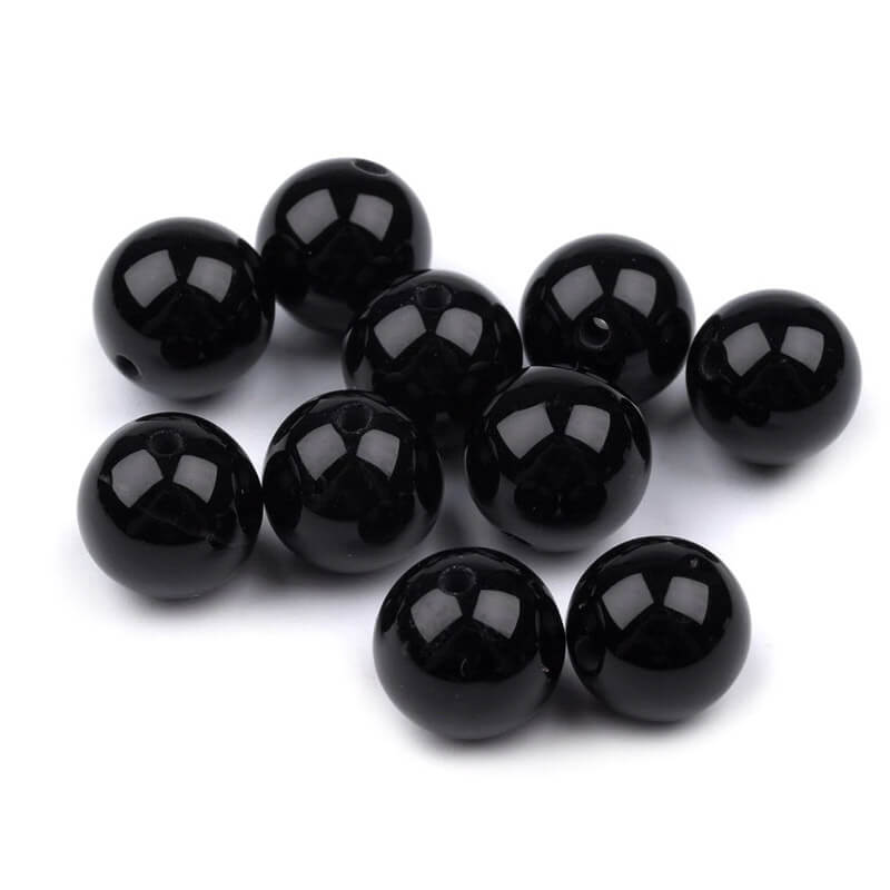 Onikss dabīgā akmens pērle Ø8mm | Ø12mm