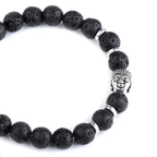 Lavas akmens pērle Ø6mm