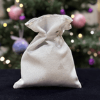 Dāvanu maisiņš 23x18cm – rombi un Ziemassvētku rotājums