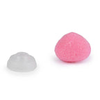 Plastmasas zamša deguntiņš rotaļlietām 10x12mm