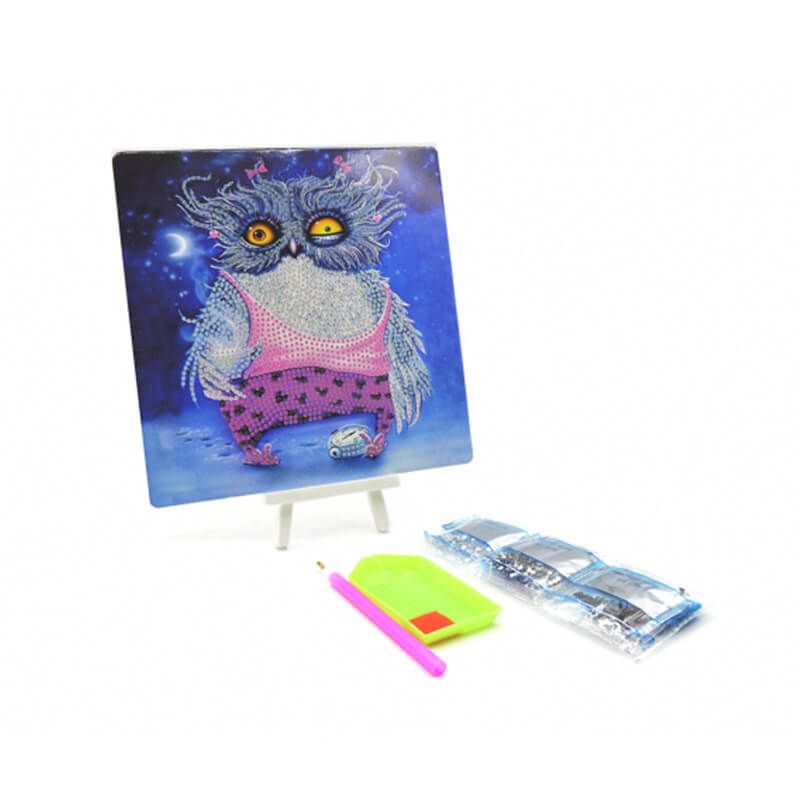 Dimantu gleznas komplekts 20x20cm - skelets