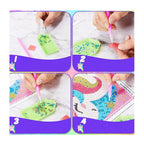 Diamond painting kit 20x20cm - skeleton