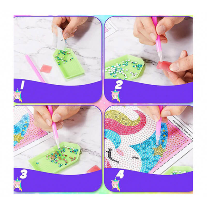 Diamond painting kit 20x20cm - skeleton