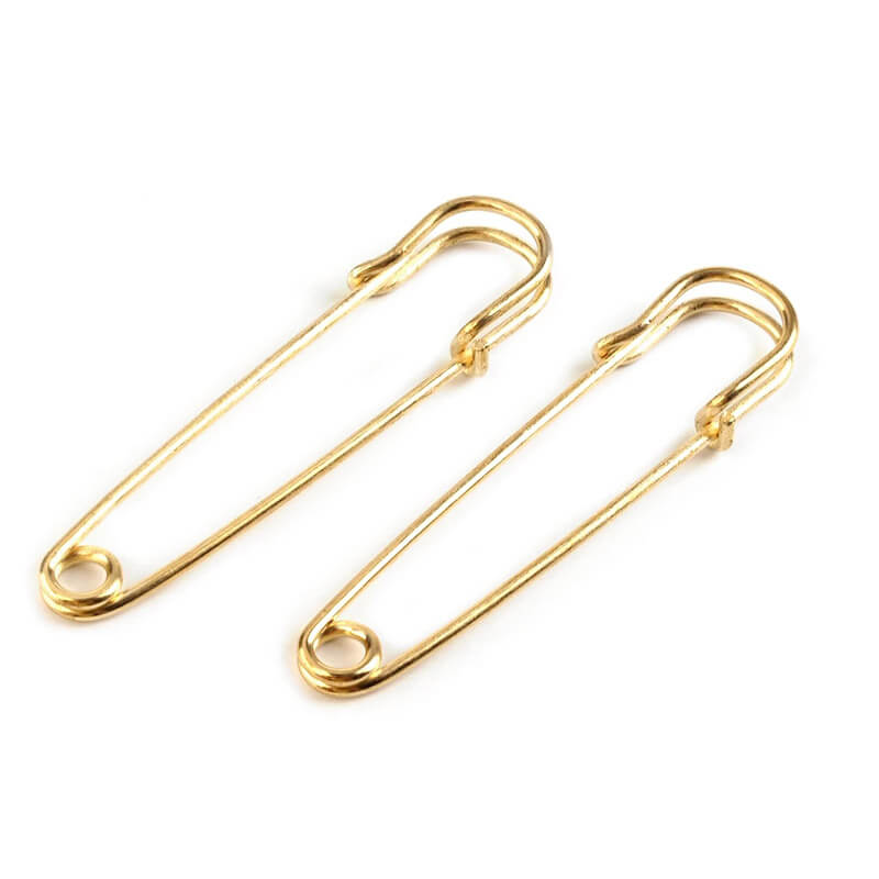 Decorative safety pin 13x65mm