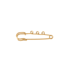 Decorative safety pin 50-55mm with loops