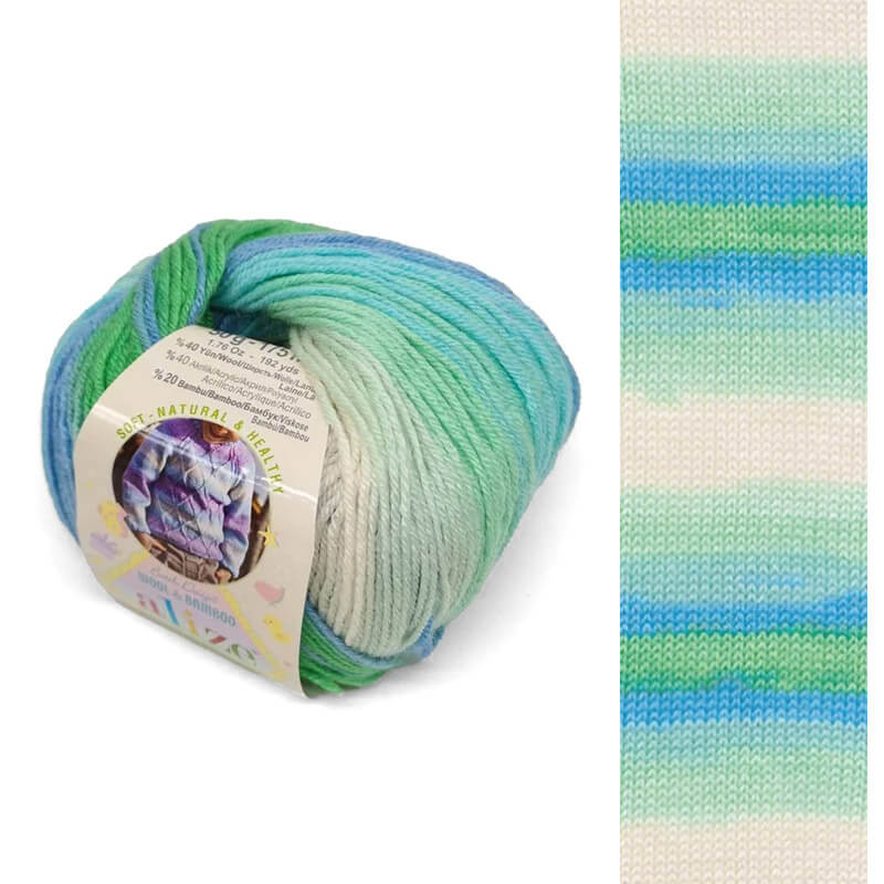 Alize Baby Wool Batik yarn 50g | 175m