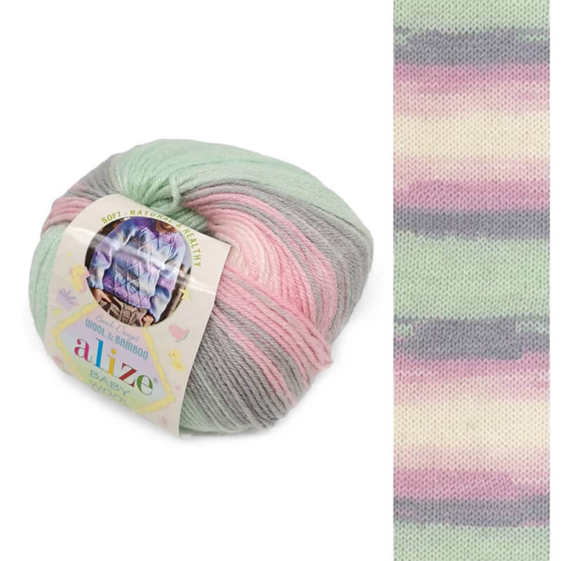 Alize Baby Wool Batik yarn 50g | 175m