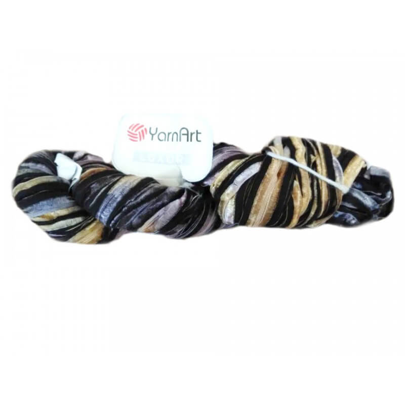 YarnArt LUXOR yarn 100g | 130m - yellow / purple / black