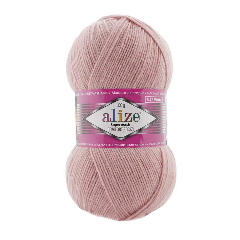 Alize Superwash Comfort Sock yarn - solid color 100g | 420m