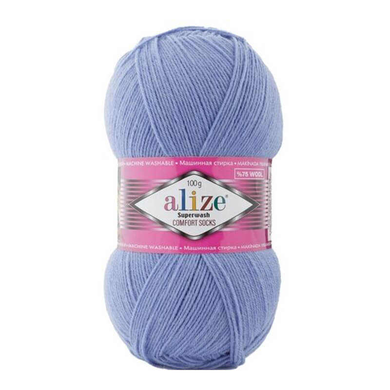 Alize Superwash Comfort Sock yarn - solid color 100g | 420m