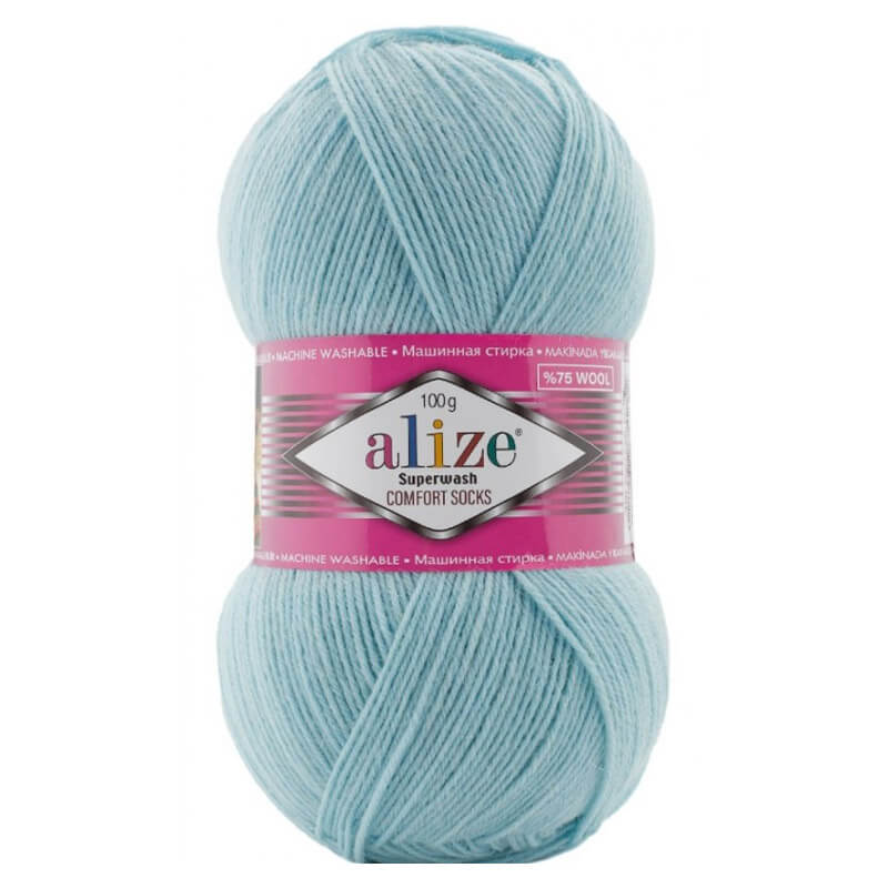 Alize Superwash Comfort Sock yarn - solid color 100g | 420m