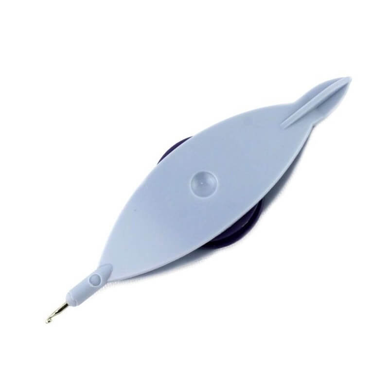 Frivolitē kuģītis ar āķi