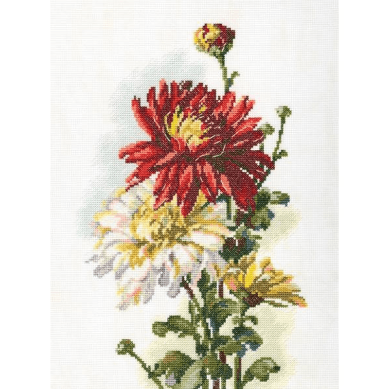 Embroidery kits - flowers