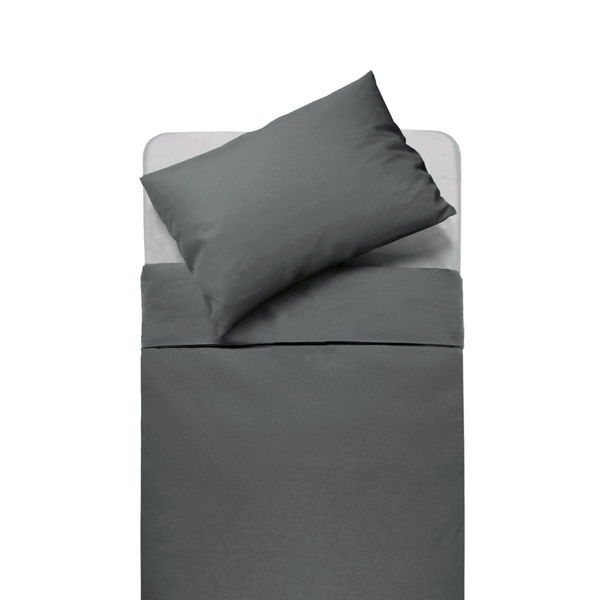 Linu auduma gultas veļas komplekts 220x210cm – pelēks