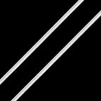 Round rubber band Ø1.5-8mm - white