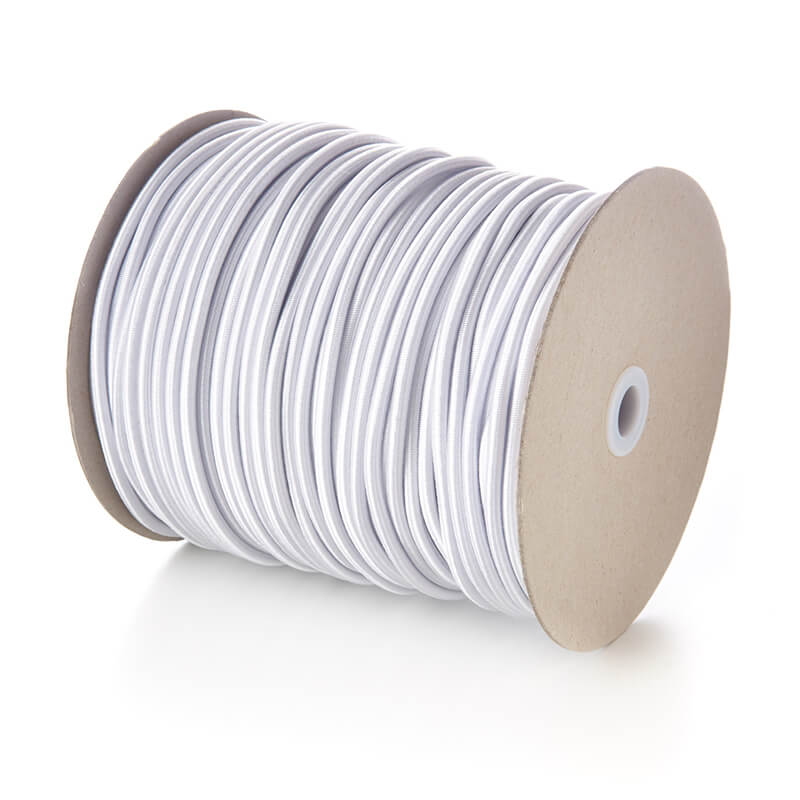 Round rubber band Ø1.5-8mm - white