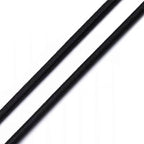 Round rubber Ø1.5-8mm - black