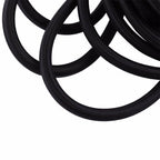 Round rubber Ø1.5-8mm - black