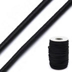 Apaļa gumija Ø1,5-8mm - melna