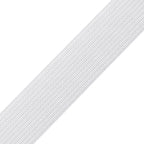 Flat rubber band 0.3-10cm – white