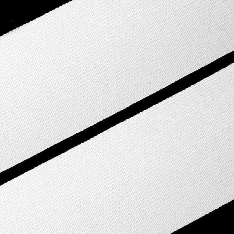 Flat rubber band 0.3-10cm – white