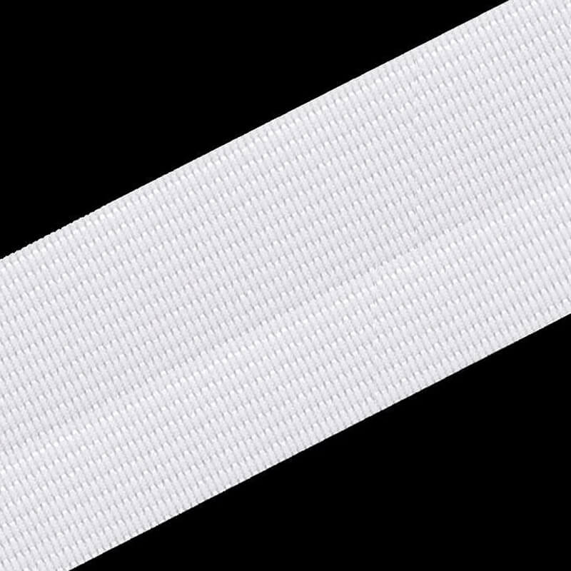 Flat rubber band 0.3-10cm – white