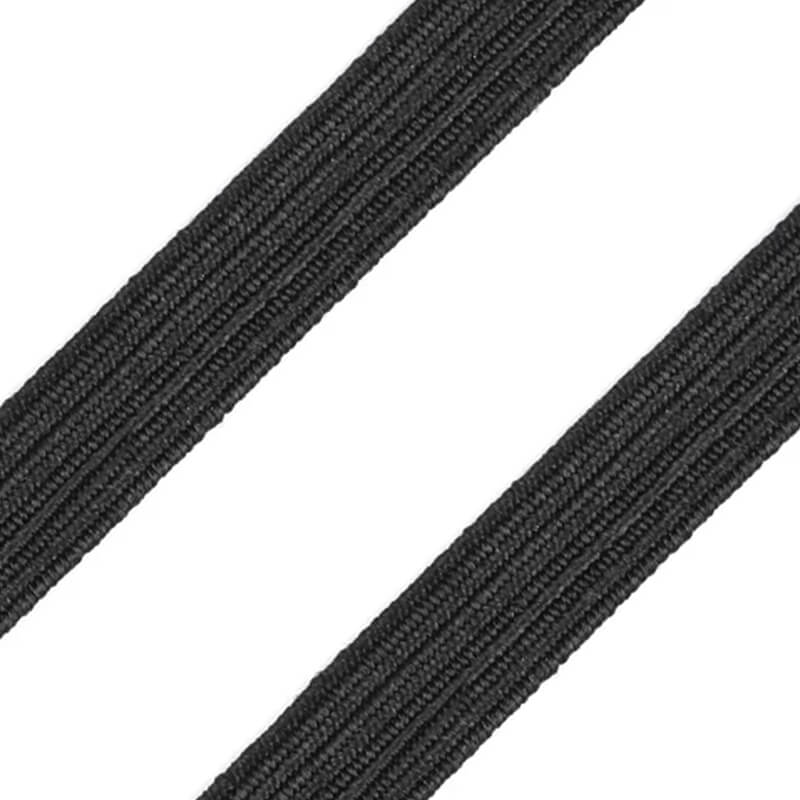 Plakana gumija 0,3-10cm – melna