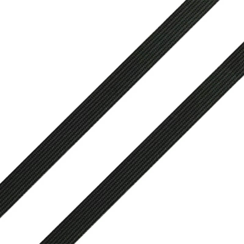Plakana gumija 0,3-10cm – melna