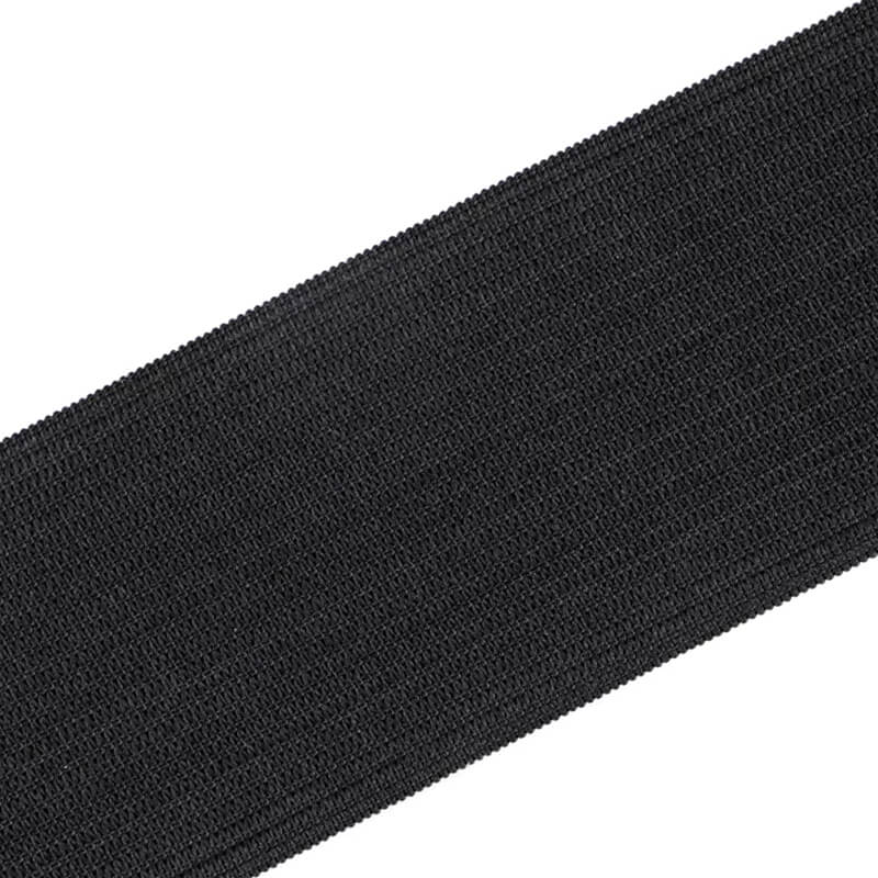 Flat rubber band 0.3-10cm – black