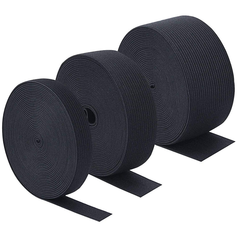 Plakana gumija 0,3-10cm – melna