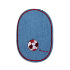 Denim patch - iron-on - with ball 390558
