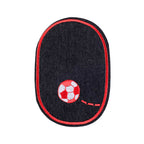 Denim patch - iron-on - with ball 390558