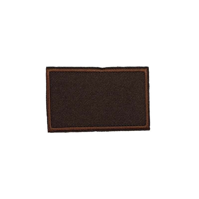 Decorative iron-on patch - rectangular 65x38mm